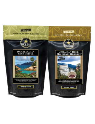 Jamaica Blue Mountain & Kona Coffee Duo